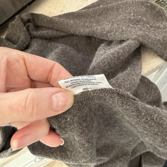 Eileen FIsher Woman Plus Size 2X Cardigan Duster Sweater Silk Cashmere Soft - Picture 4 of 11